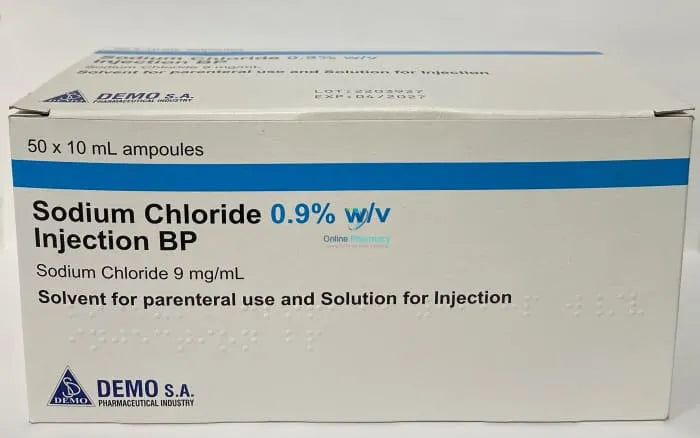 Sodium Chloride 0.9% 10ml - 50 Pack