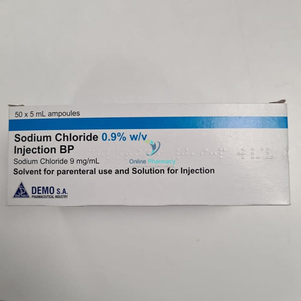 Sodium Chloride 0.9% 5Ml - 50 Pack Medical