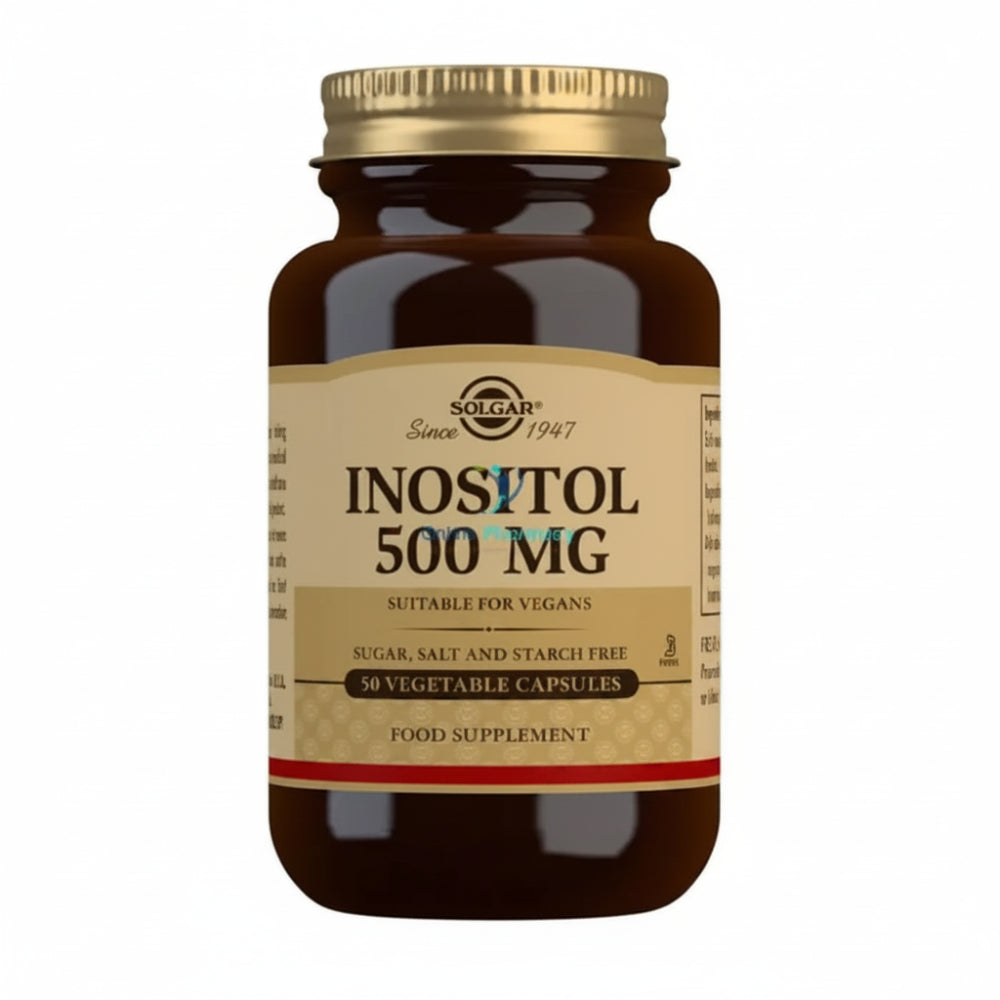 Solgar Inositol 500mg - 50 Caps - OnlinePharmacy