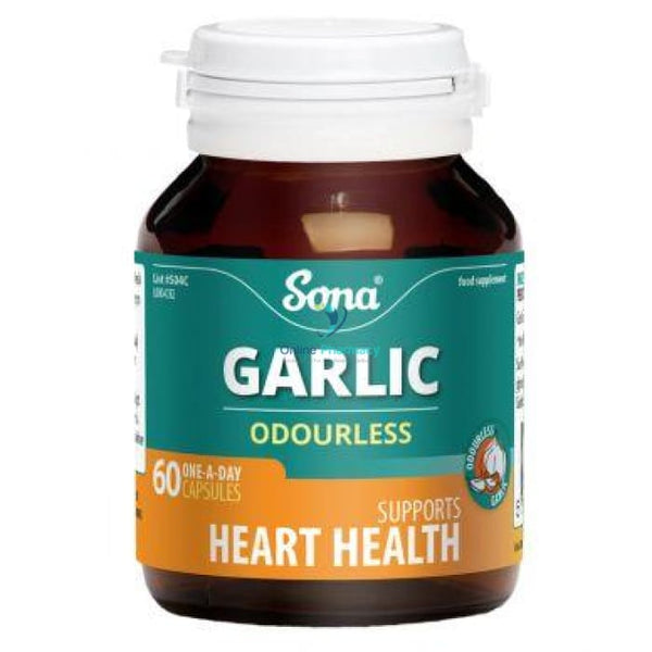 Sona Garlic Odourless - 60 Capsules - OnlinePharmacy