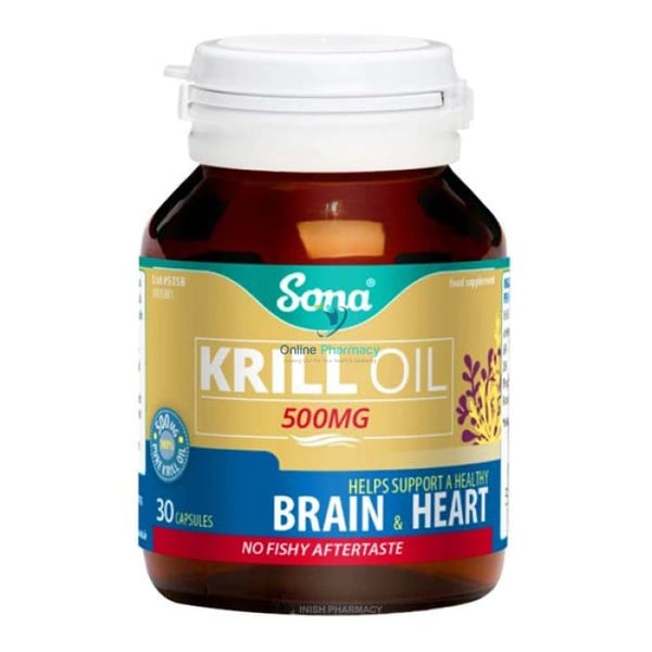 Sona Krill Oil 500mg - 30 Capsules - OnlinePharmacy