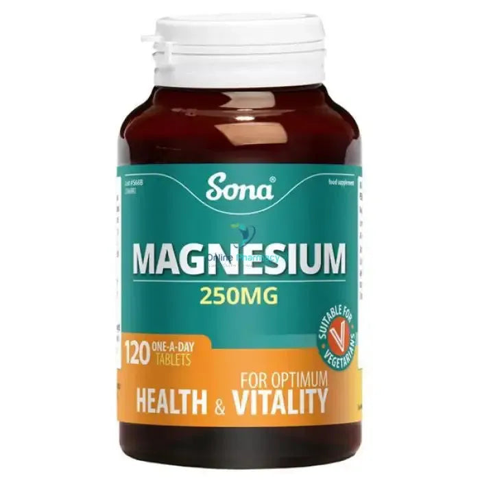 Sona Magnesium 250mg - 60 / 120 Tablets - OnlinePharmacy