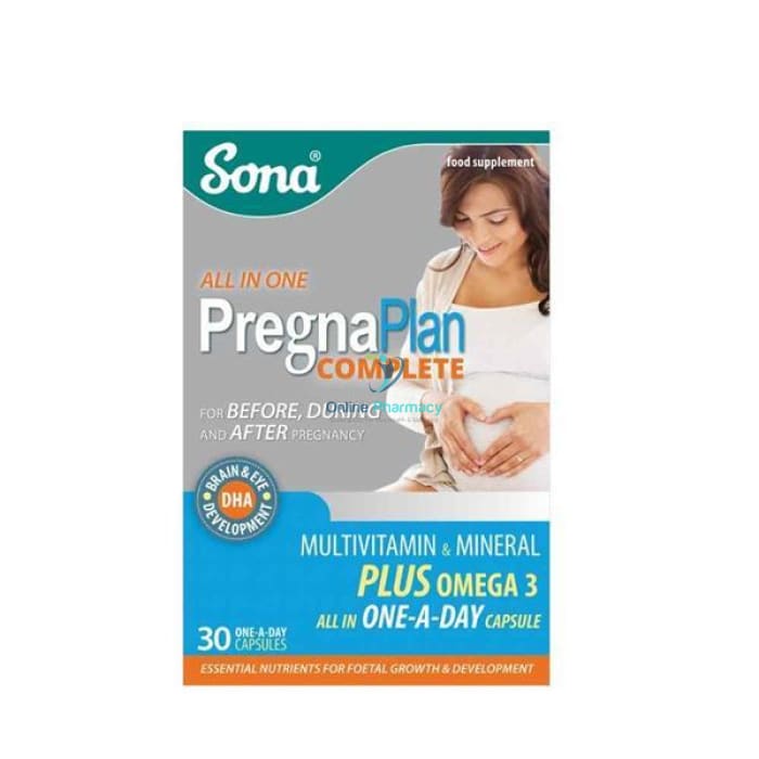 Sona Pregnaplan Complete Capsules - 30 Pack - OnlinePharmacy