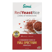 Sona Red Yeast Rice Capsules - 60 Pack