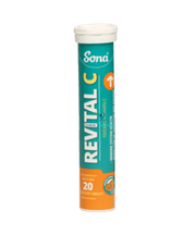 Sona Revital C Orange Effervescent Tablets - 20/40 Pack - OnlinePharmacy
