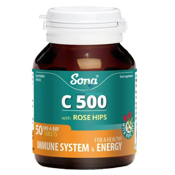 Sona Vitamin C 500 With Rose Hips - 50 / 125 Pack Vtiamin