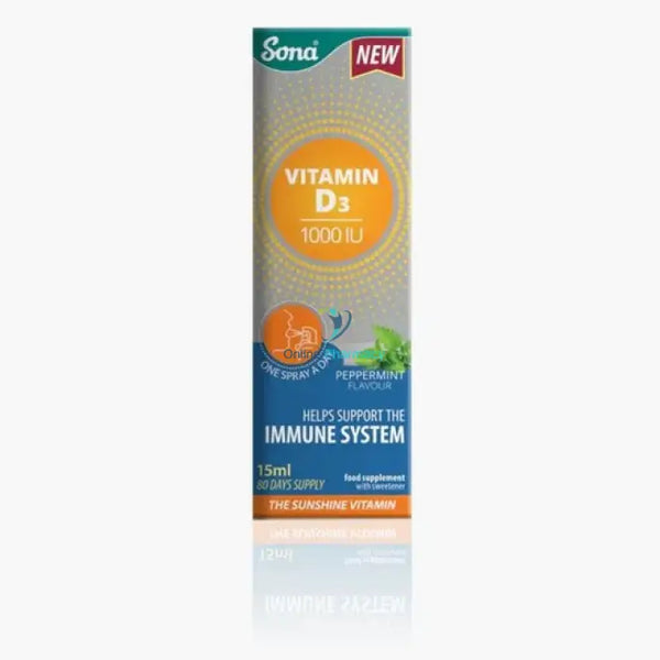 Sona Vitamin D3 1000Iu Oral Spray - 15Ml D