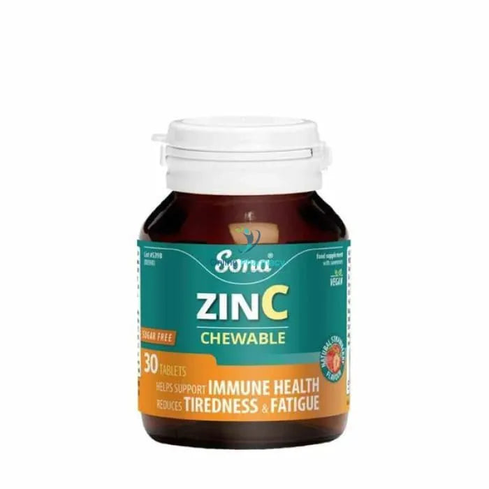 Sona Zinc Curb Cold Formula Chewable Tablets - 30/60 Pack - OnlinePharmacy