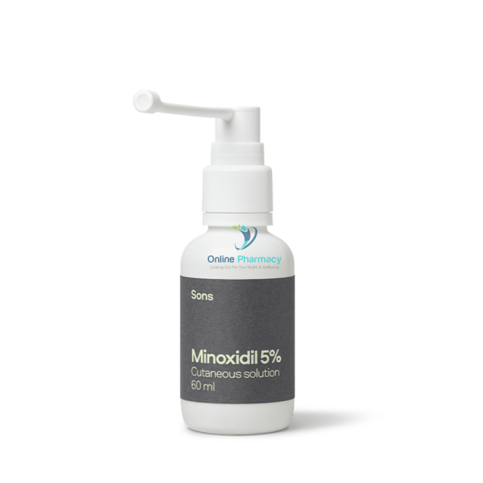 Sons Minoxidil Scalp Treatment Solution - 60Ml / 3 Months Supply