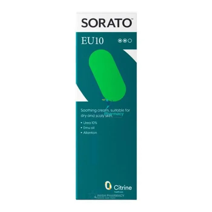 Sorato EU10 Cream For Dry Skin and Psoriasis - 200ml