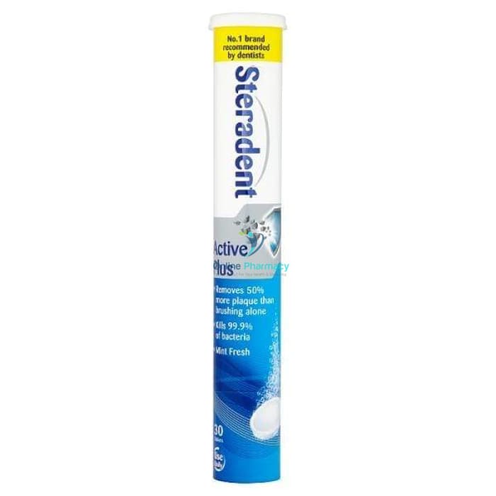 Steradent Active Plus Tabs - 30 Pack - OnlinePharmacy
