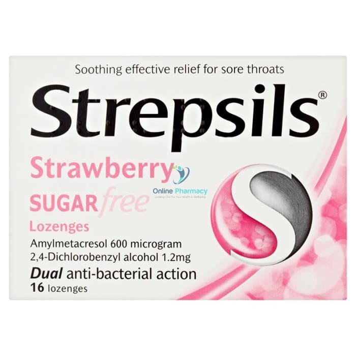 Strepsils Sugar Free Lozenges - 16 Pack - OnlinePharmacy