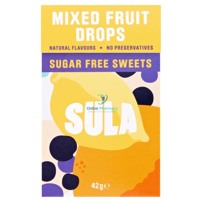 Sula Fruit Mix Sugar Free Sweets Sore Throat