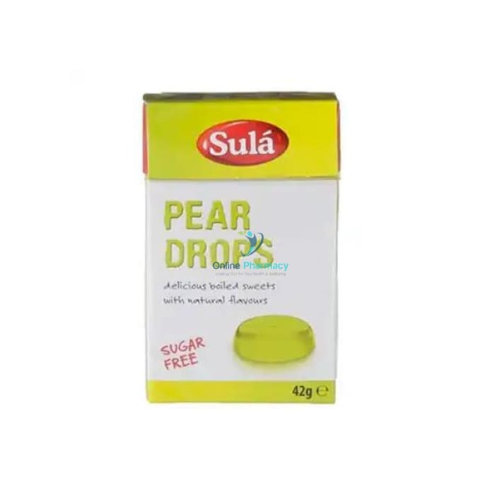 Sula Pear Drops Sugar Free Sweets - OnlinePharmacy