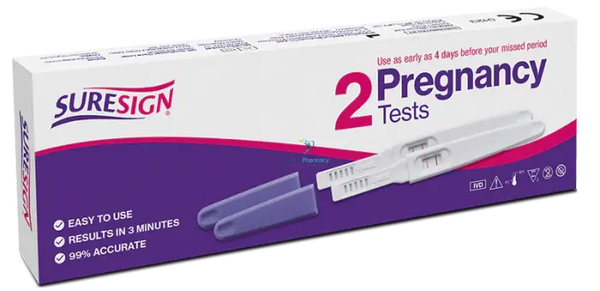 Suresign Pregnancy Test - Double Pack - OnlinePharmacy