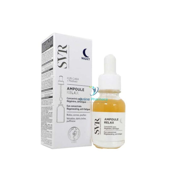 Svr Ampoule Relax Night Eyes Contour 15Ml Skin Care