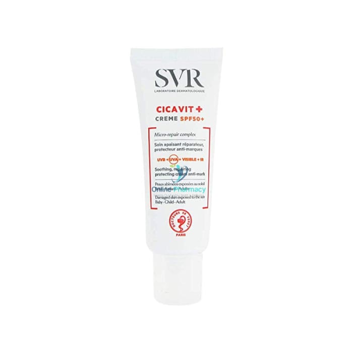 Svr Cicavit + Creme Spf 50 + Soothing Repairing Protective Care 40Ml