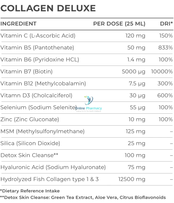 Swedish Collagen Deluxe - 500Ml Vitamins & Supplements