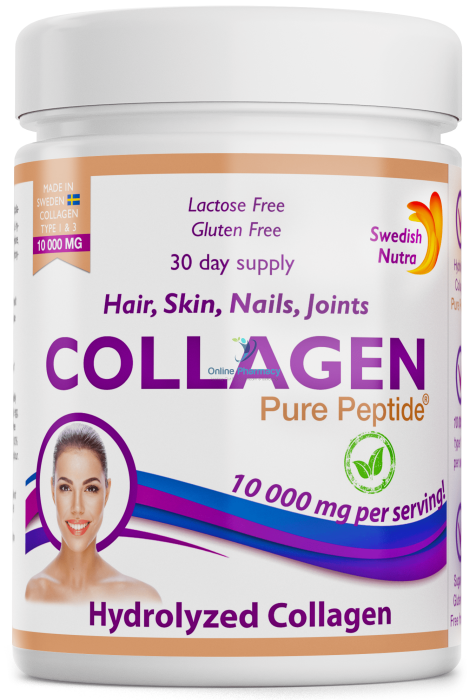 Swedish Nutra Collagen 10,000mg Powder - OnlinePharmacy