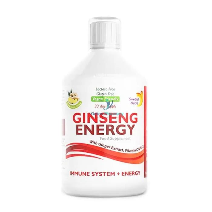 Swedish Nutra Ginseng Energy - 500ml - OnlinePharmacy