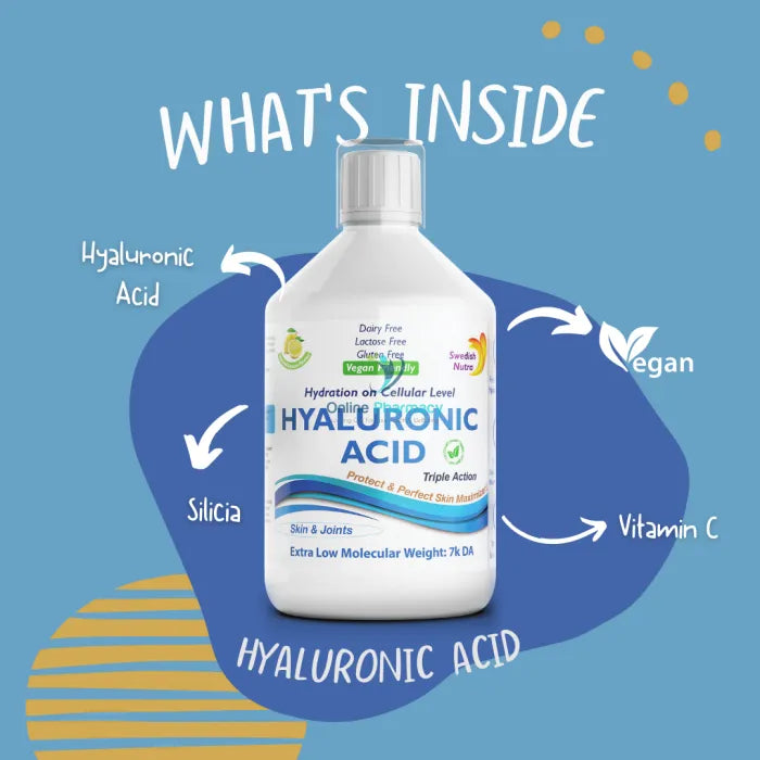 Swedish Nutra Hyaluronic Acid - 500ml - OnlinePharmacy