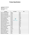 Swedish Nutra Man Active 50+ Multivitamin - 500Ml Vitamins & Supplements