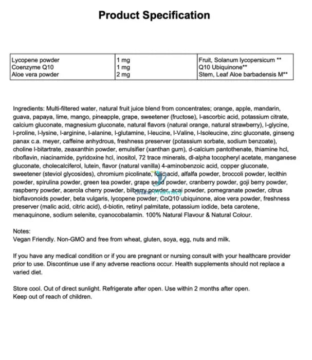 Swedish Nutra Mega Sport Multivitamin - 500Ml Multivitamins