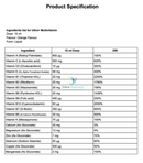 Swedish Nutra Ultra+ Multivitamin Liquid - 500Ml Multivitamins