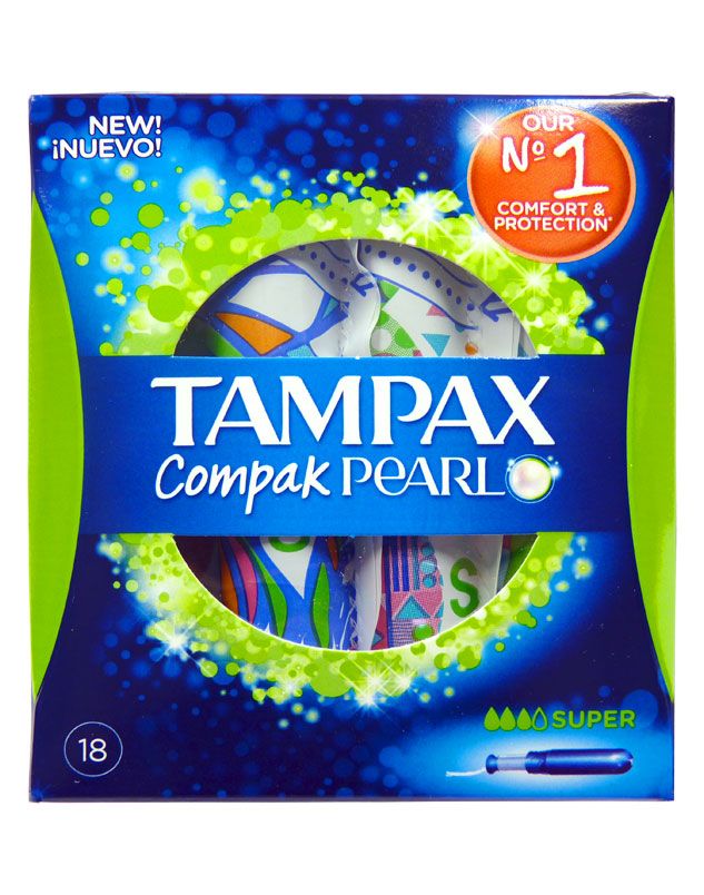 Tampax Compak Pearl Super - 18 Pack