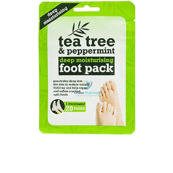 Tea Tree & Peppermint Deep Moisturising Foot Pack Mask