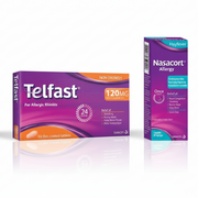 Nasacort Spray and Telfast Allergy 120mg 30 Pack Bundle