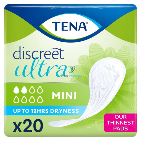 Tena Lady Discreet Mini Pads - 20 Pack Incontinence Products
