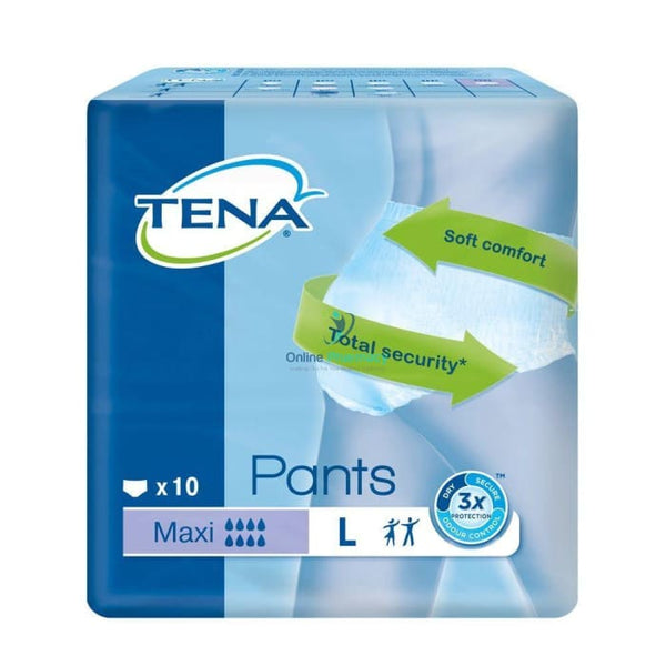 Tena Pants Maxi Large - 10 Pack - OnlinePharmacy