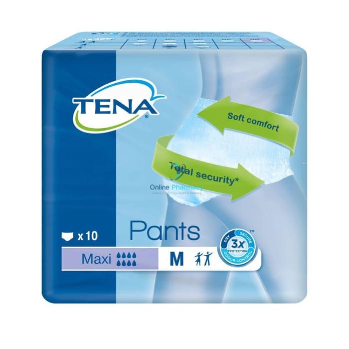 Tena Pants Maxi Medium - 10 Pack - OnlinePharmacy