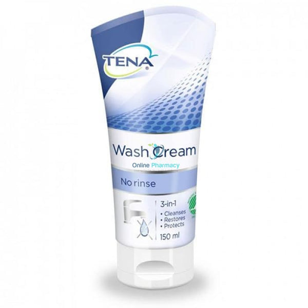 Tena Wash Cream 3-in-1 No Rinse 150ml - OnlinePharmacy