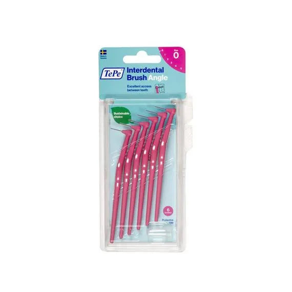 TePe Interdental Brush Angle Pink - Size 0