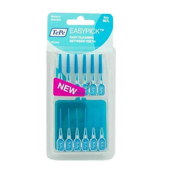 TePe EasyPick Turquoise Size M/L - 36 Pieces