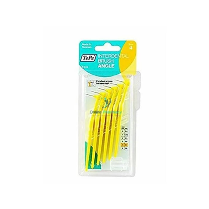 TePe Interdental Brush Angle Yellow - Size 4