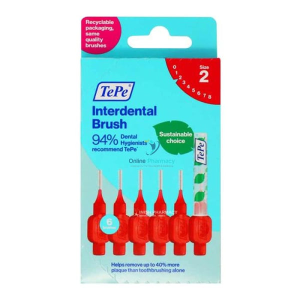 Tepe Red Interdental Brush 0.5Mm - 6 Pieces Toothbrushes