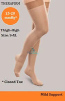Therafirm Compression Thigh Hosiery Beige Size Medium