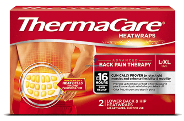 ThermaCare 16 Hour Heatwraps Back - 2 Pack - OnlinePharmacy