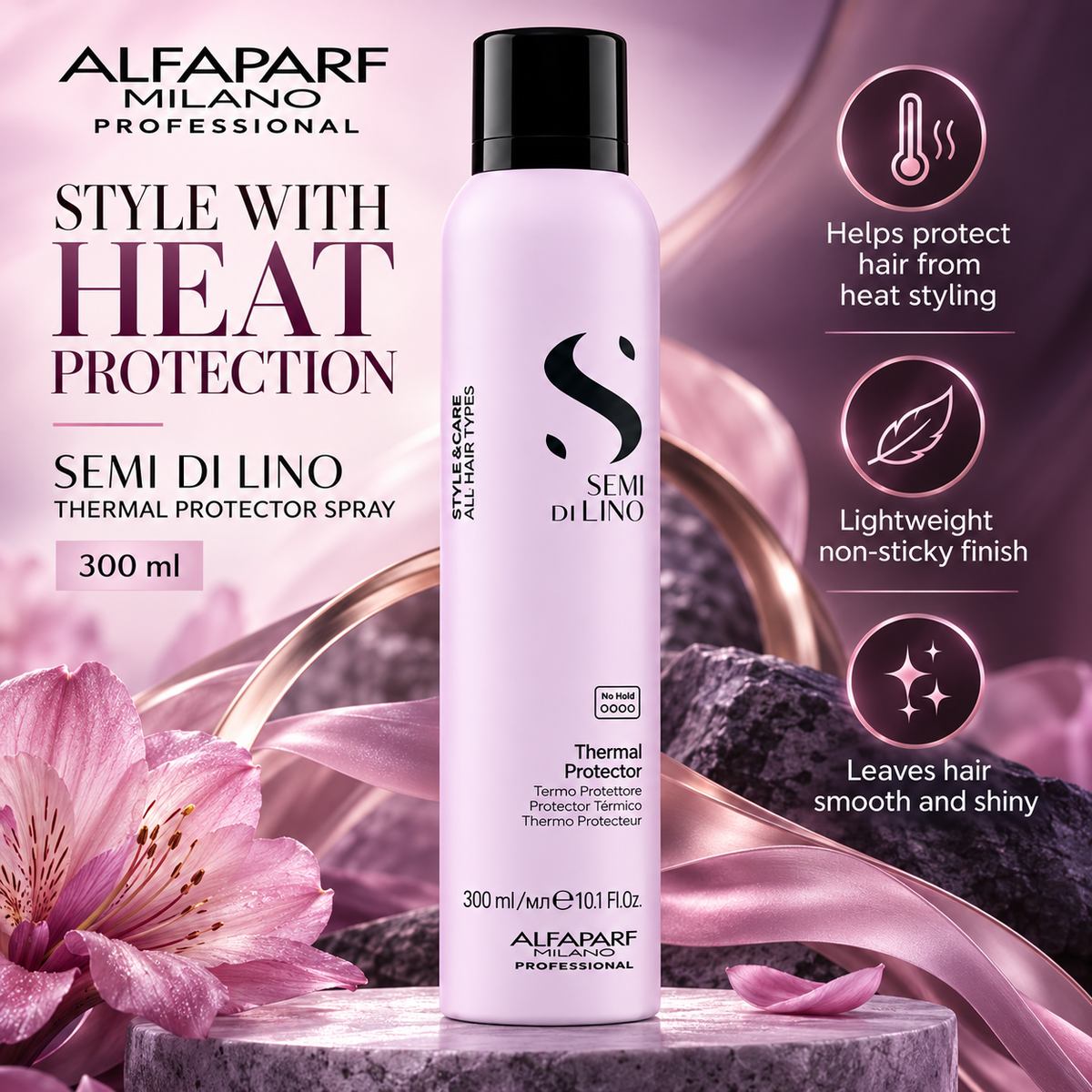 Alfaparf Semi Di Lino Thermal Protector Spray - 300ml