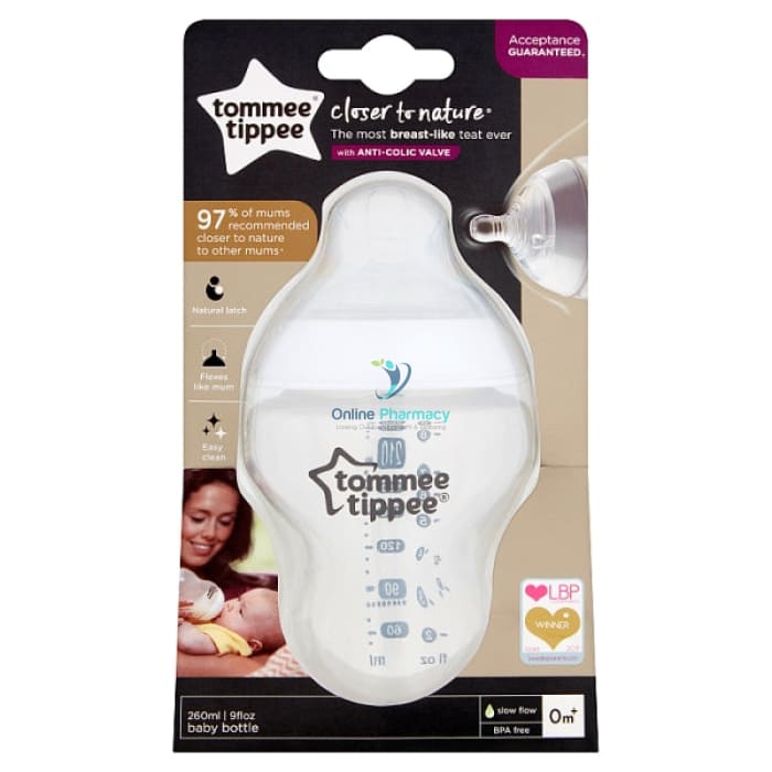 Tommee Tippee Closer to Nature Baby Bottle 0m+ - OnlinePharmacy