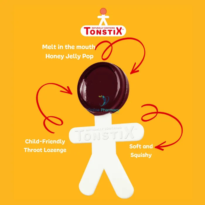 Tonstix Honey Jelly Pops Strawberry