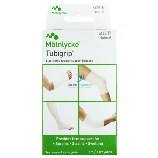 Tubigrip Tubular Bandage 1M - Size B (6.0-6.4Cm) First Aid