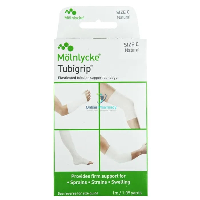 Tubigrip Tubular Bandage 1M - Size C (6.6-7.2Cm) First Aid