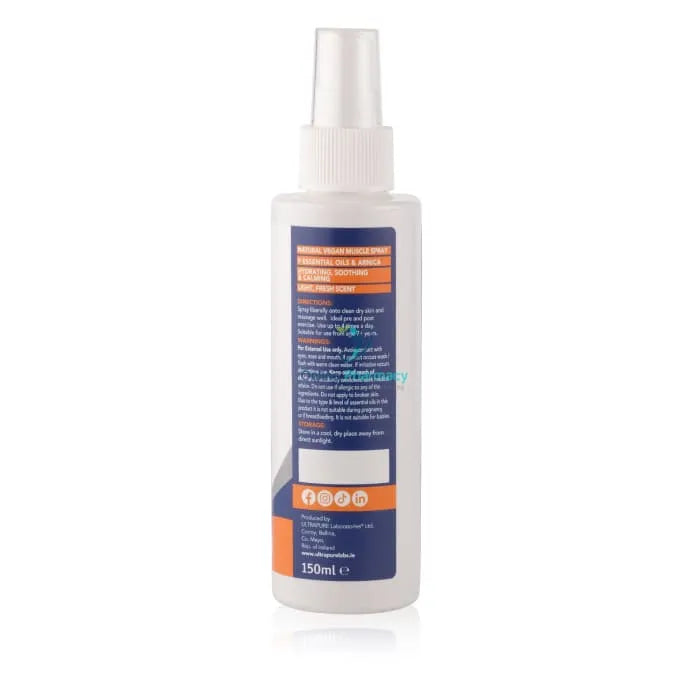 Ultrapure Essential Oil Muscle Spray - 150Ml Homeopathic