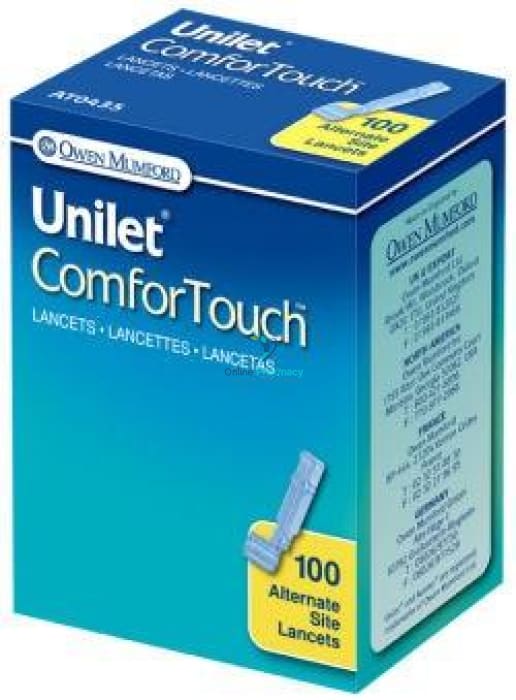 Unilet AT0460 Comfortouch Lancets- For Blood Glucose Levels Tests