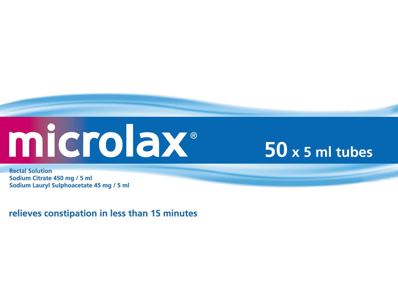 Microlax Rectal Solution - 50 Pack