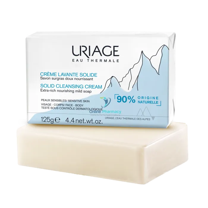 Uriage Cleansing Cream Bar 125G Skin Care